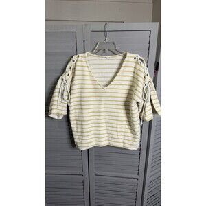 Jane & Delancey Women's Terry Cloth Top Size large